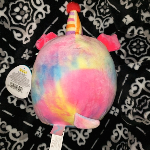 Squishmallow 8" Delenne The Puppy Dog HAPPY BIRTHDAY SQUAD NWT Kellytoy - Picture 4 of 7